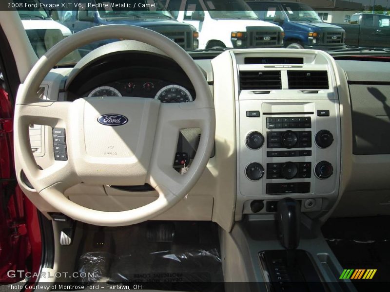 Redfire Metallic / Camel 2008 Ford Escape XLT V6