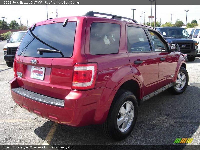 Redfire Metallic / Camel 2008 Ford Escape XLT V6