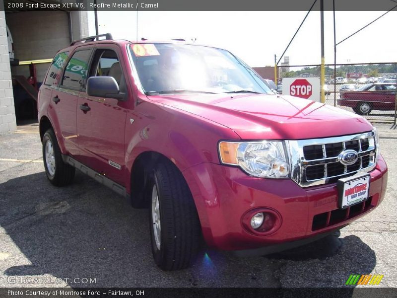 Redfire Metallic / Camel 2008 Ford Escape XLT V6