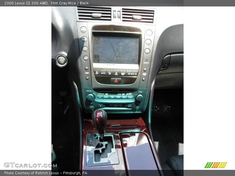 Flint Gray Mica / Black 2006 Lexus GS 300 AWD