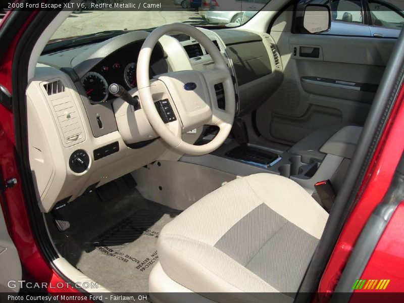 Redfire Metallic / Camel 2008 Ford Escape XLT V6