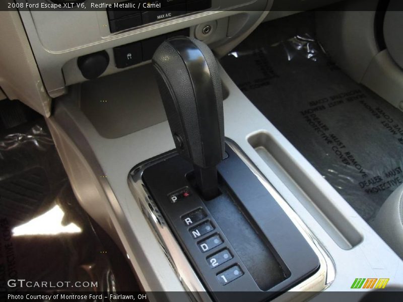 Redfire Metallic / Camel 2008 Ford Escape XLT V6