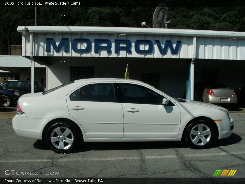 White Suede / Camel 2009 Ford Fusion SE