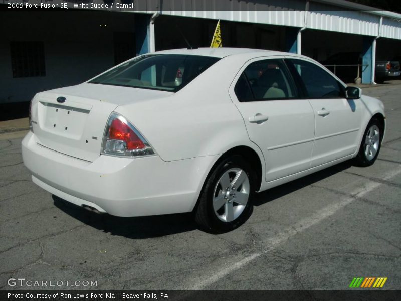 White Suede / Camel 2009 Ford Fusion SE