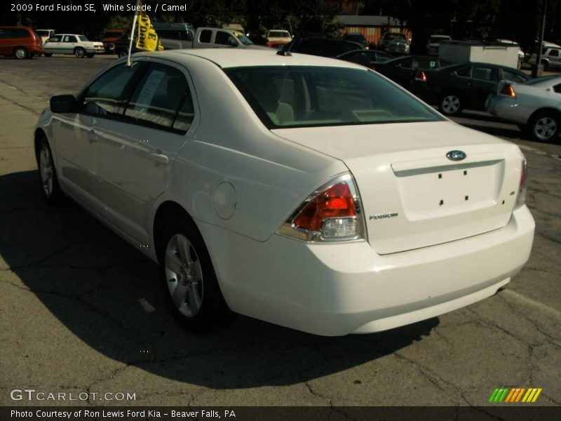 White Suede / Camel 2009 Ford Fusion SE