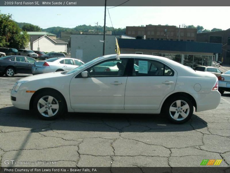 White Suede / Camel 2009 Ford Fusion SE