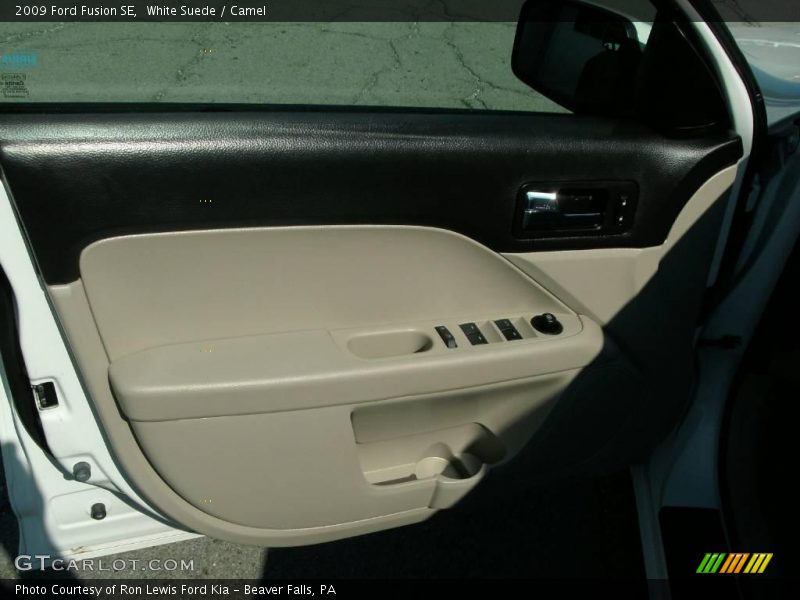 White Suede / Camel 2009 Ford Fusion SE