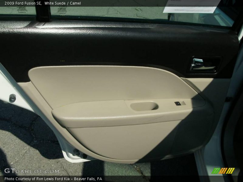 White Suede / Camel 2009 Ford Fusion SE