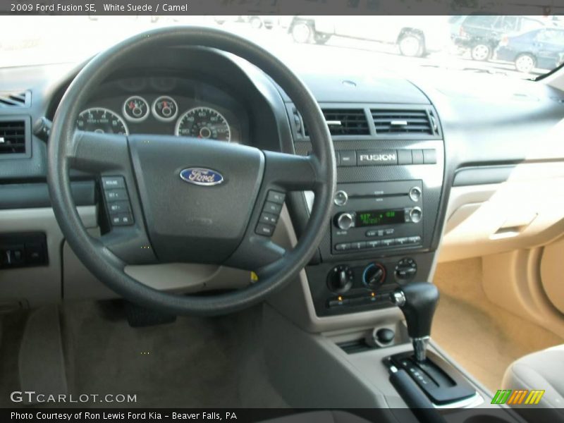White Suede / Camel 2009 Ford Fusion SE