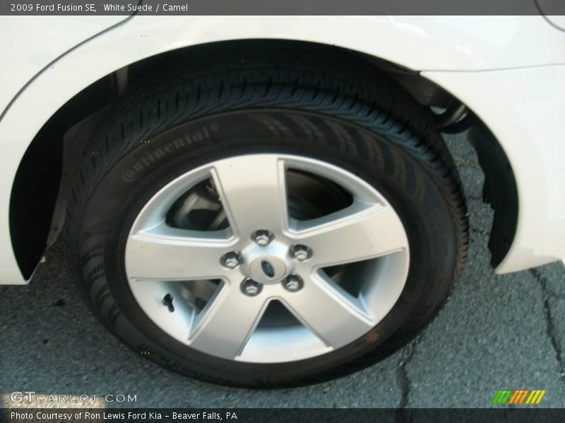 White Suede / Camel 2009 Ford Fusion SE