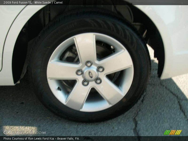 White Suede / Camel 2009 Ford Fusion SE