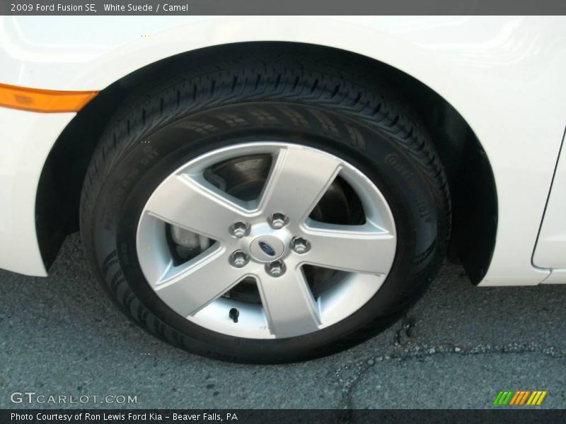 White Suede / Camel 2009 Ford Fusion SE