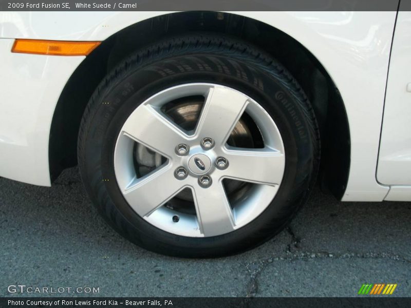 White Suede / Camel 2009 Ford Fusion SE