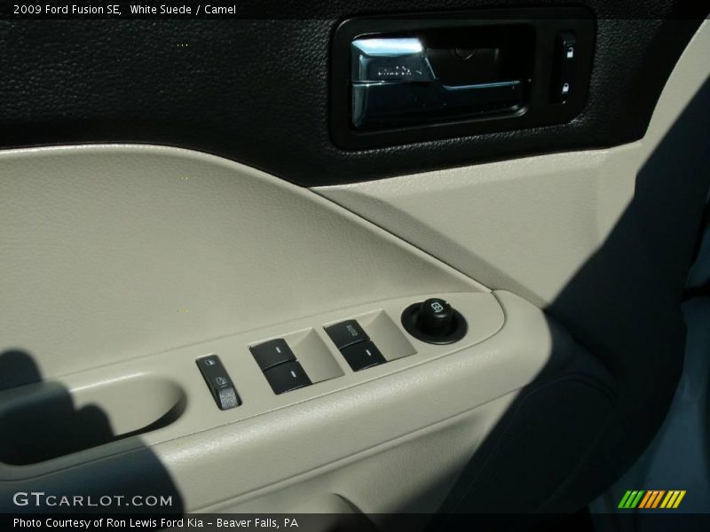 White Suede / Camel 2009 Ford Fusion SE