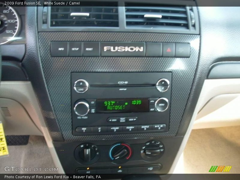 White Suede / Camel 2009 Ford Fusion SE