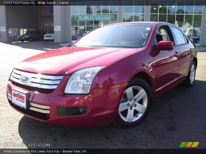 White Suede / Camel 2009 Ford Fusion SE