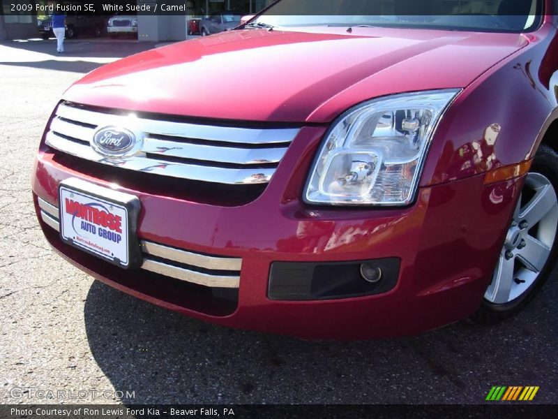 White Suede / Camel 2009 Ford Fusion SE