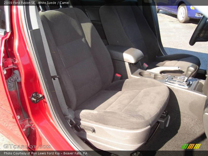 White Suede / Camel 2009 Ford Fusion SE