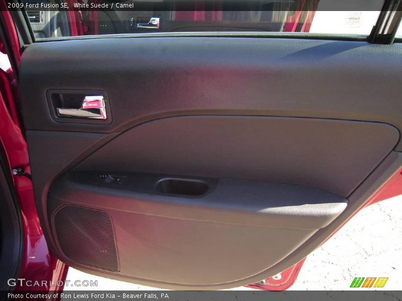 White Suede / Camel 2009 Ford Fusion SE