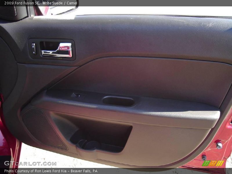 White Suede / Camel 2009 Ford Fusion SE