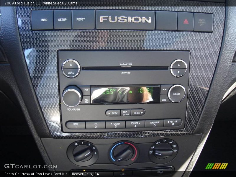 White Suede / Camel 2009 Ford Fusion SE