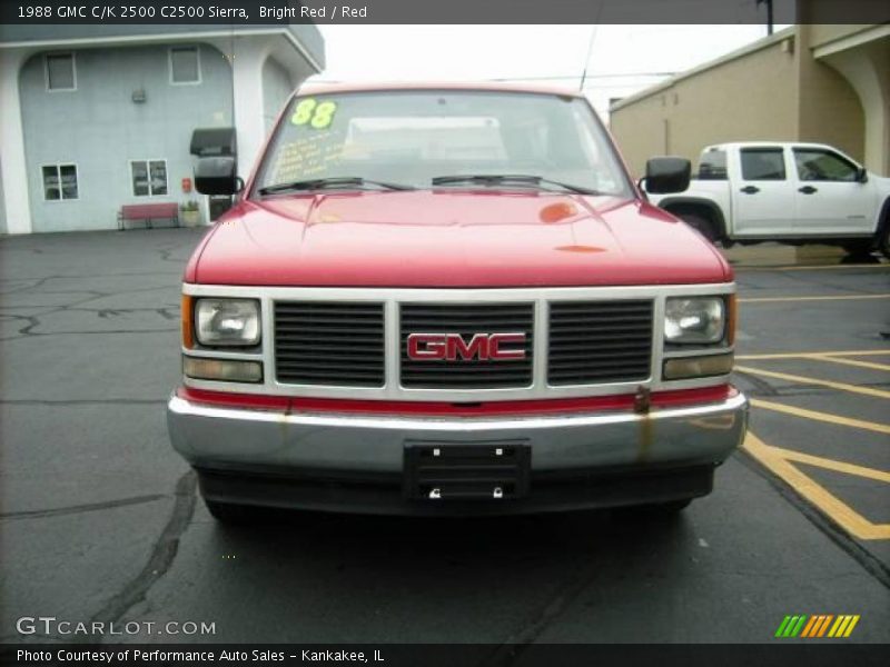 Bright Red / Red 1988 GMC C/K 2500 C2500 Sierra