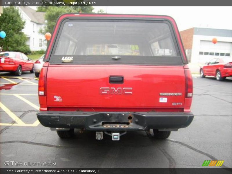 Bright Red / Red 1988 GMC C/K 2500 C2500 Sierra