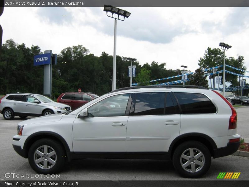 Ice White / Graphite 2007 Volvo XC90 3.2