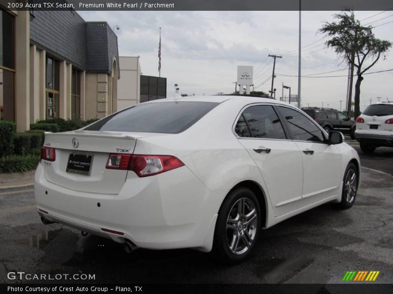 Premium White Pearl / Parchment 2009 Acura TSX Sedan