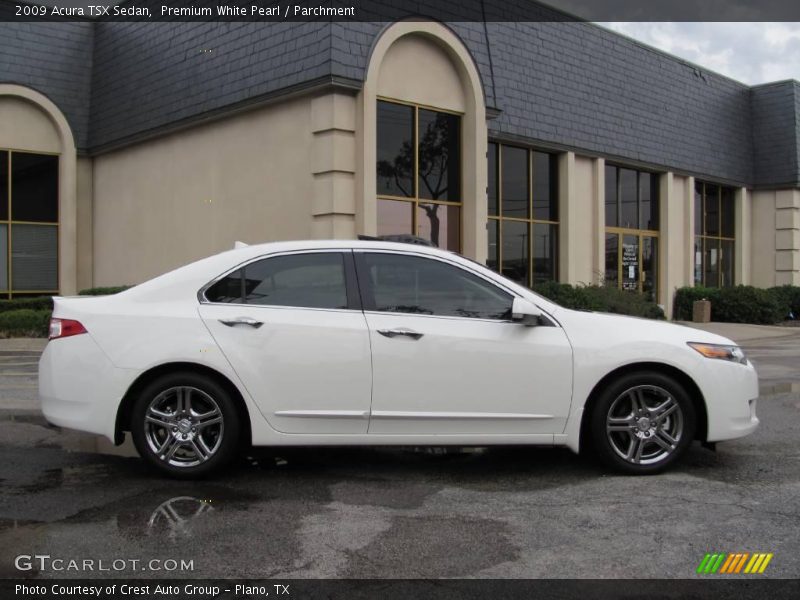 Premium White Pearl / Parchment 2009 Acura TSX Sedan