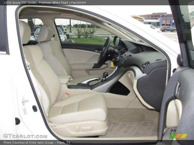 Premium White Pearl / Parchment 2009 Acura TSX Sedan