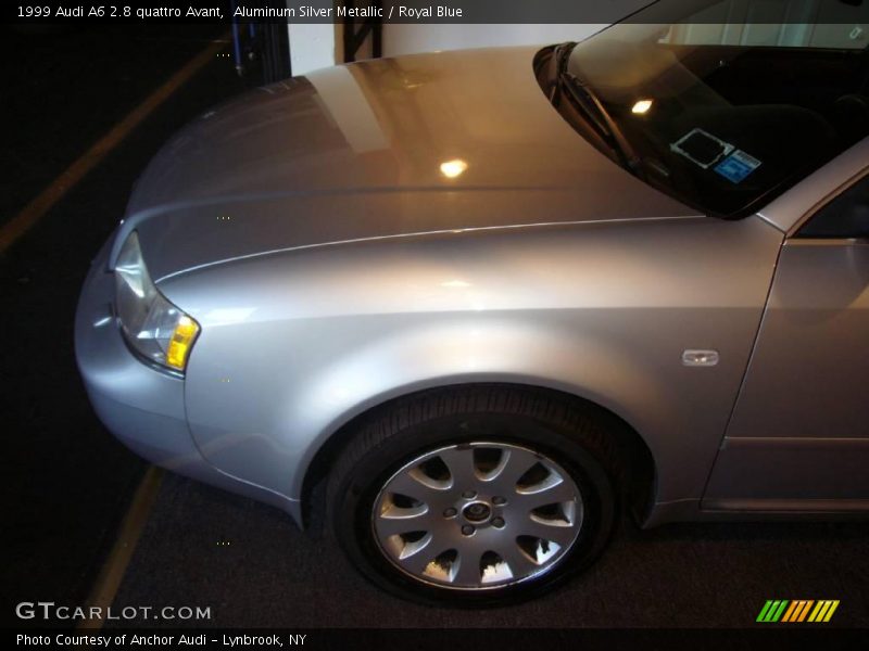 Aluminum Silver Metallic / Royal Blue 1999 Audi A6 2.8 quattro Avant