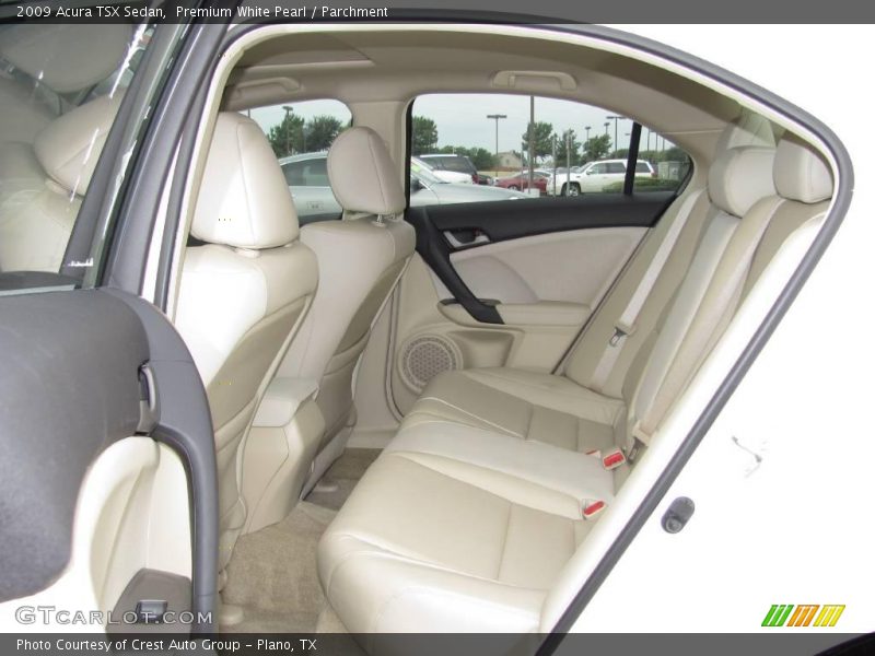 Premium White Pearl / Parchment 2009 Acura TSX Sedan