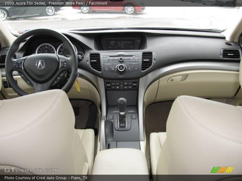 Premium White Pearl / Parchment 2009 Acura TSX Sedan