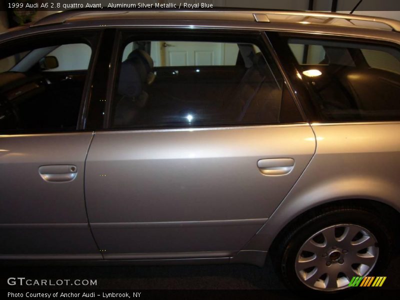 Aluminum Silver Metallic / Royal Blue 1999 Audi A6 2.8 quattro Avant