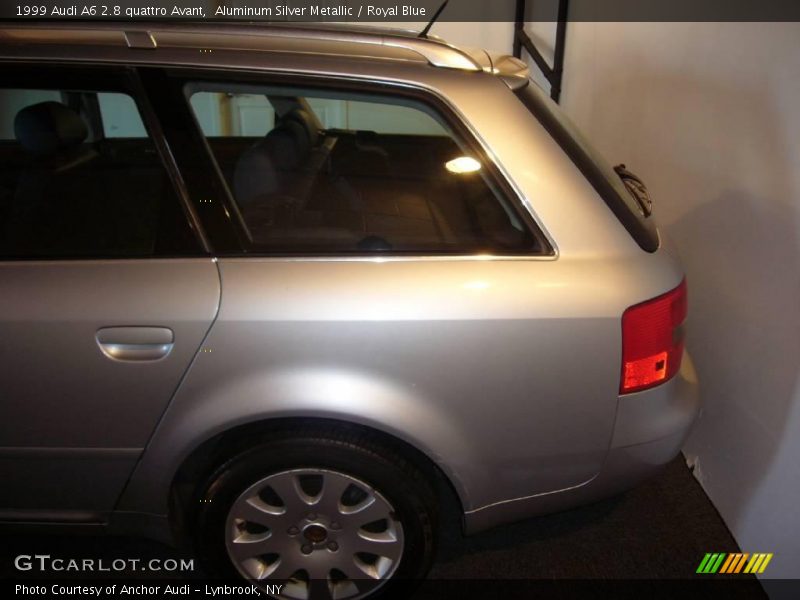 Aluminum Silver Metallic / Royal Blue 1999 Audi A6 2.8 quattro Avant