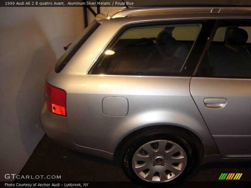 Aluminum Silver Metallic / Royal Blue 1999 Audi A6 2.8 quattro Avant
