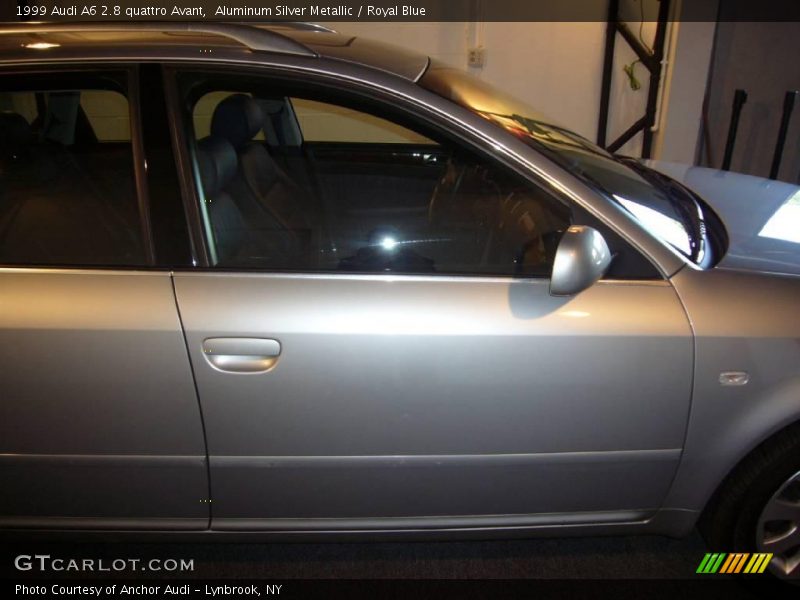 Aluminum Silver Metallic / Royal Blue 1999 Audi A6 2.8 quattro Avant