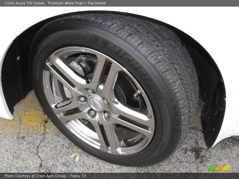 Premium White Pearl / Parchment 2009 Acura TSX Sedan