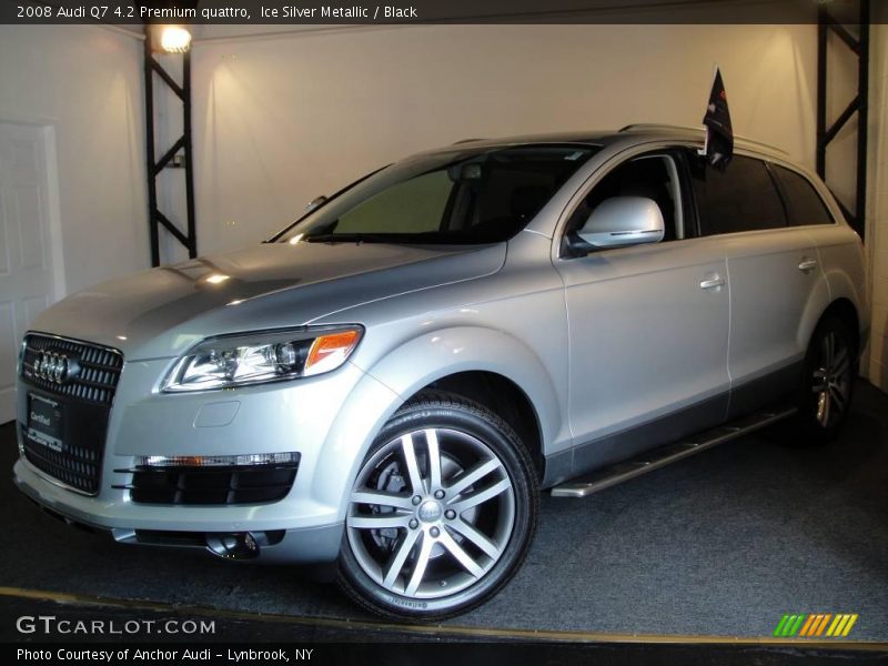 Ice Silver Metallic / Black 2008 Audi Q7 4.2 Premium quattro