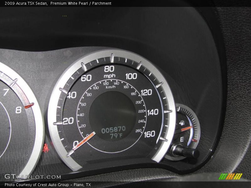 Premium White Pearl / Parchment 2009 Acura TSX Sedan