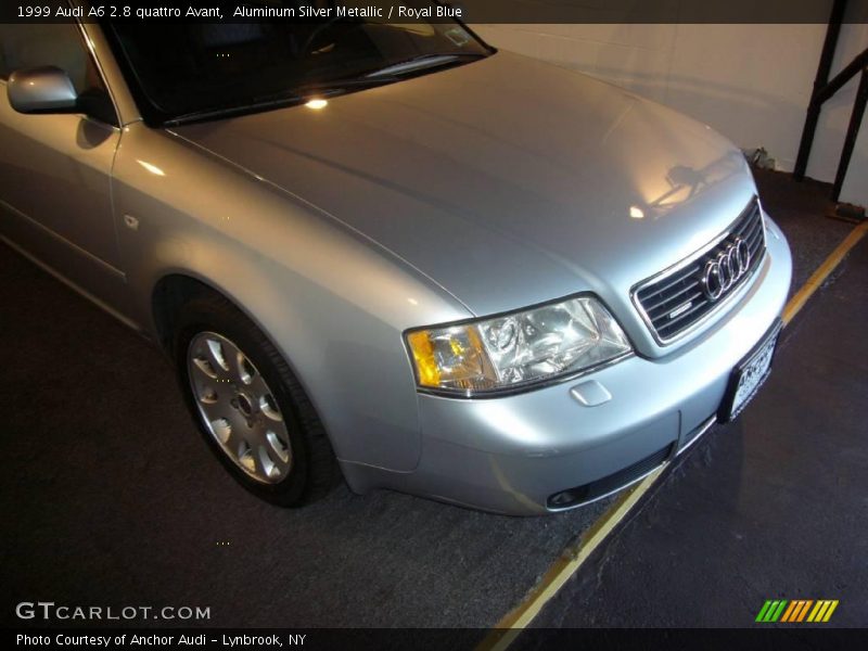 Aluminum Silver Metallic / Royal Blue 1999 Audi A6 2.8 quattro Avant
