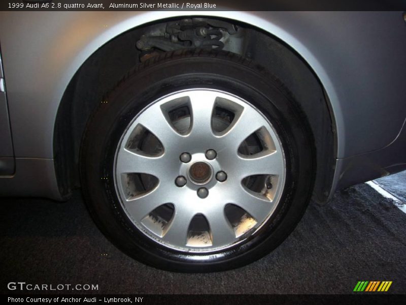 Aluminum Silver Metallic / Royal Blue 1999 Audi A6 2.8 quattro Avant