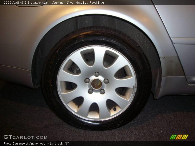 Aluminum Silver Metallic / Royal Blue 1999 Audi A6 2.8 quattro Avant