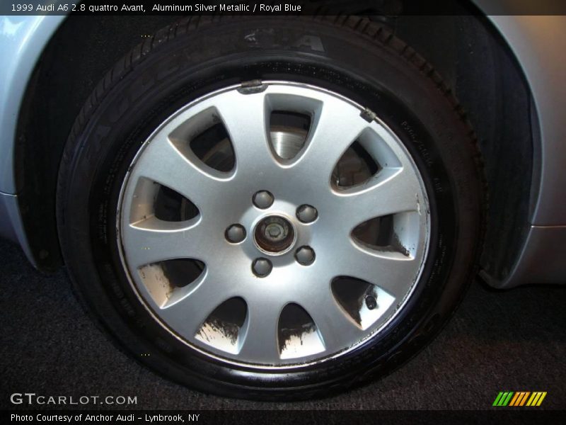 Aluminum Silver Metallic / Royal Blue 1999 Audi A6 2.8 quattro Avant