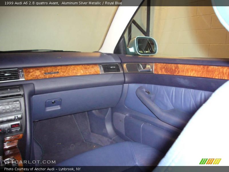 Aluminum Silver Metallic / Royal Blue 1999 Audi A6 2.8 quattro Avant