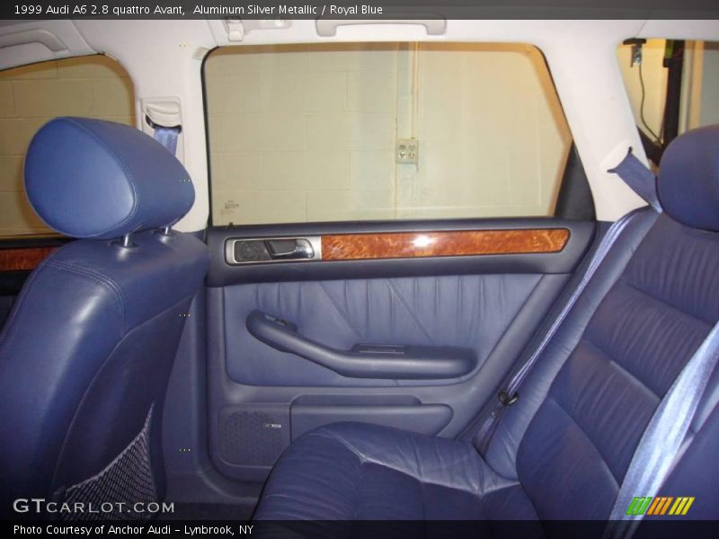 Aluminum Silver Metallic / Royal Blue 1999 Audi A6 2.8 quattro Avant