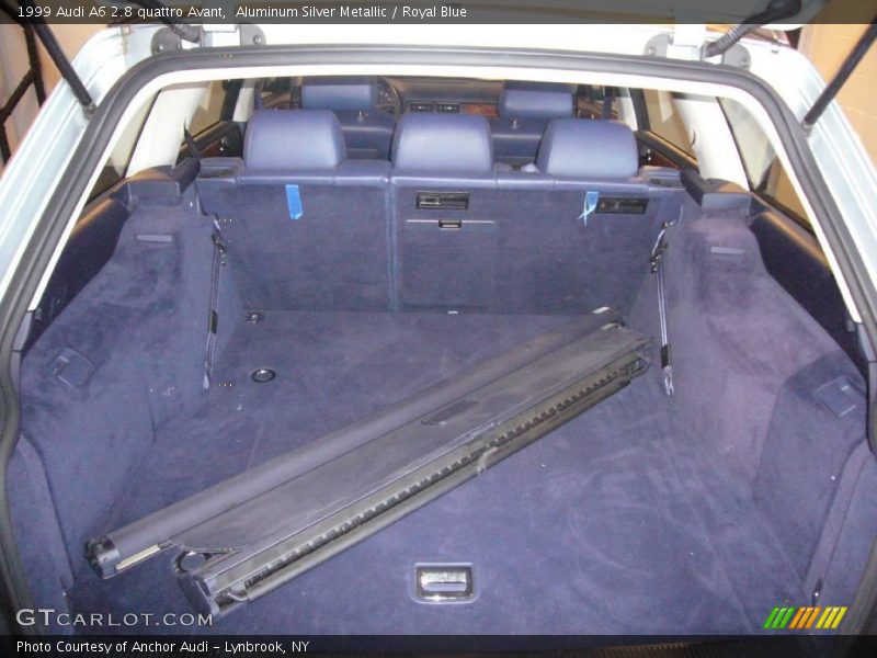 Aluminum Silver Metallic / Royal Blue 1999 Audi A6 2.8 quattro Avant