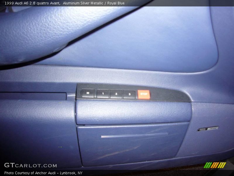 Aluminum Silver Metallic / Royal Blue 1999 Audi A6 2.8 quattro Avant