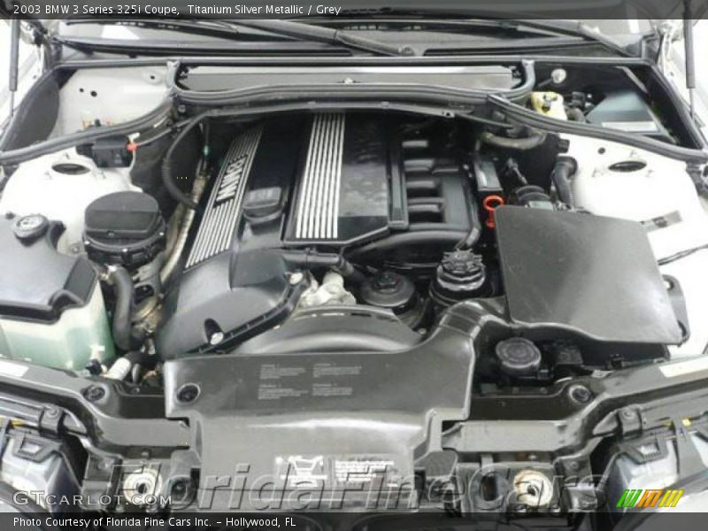 Titanium Silver Metallic / Grey 2003 BMW 3 Series 325i Coupe